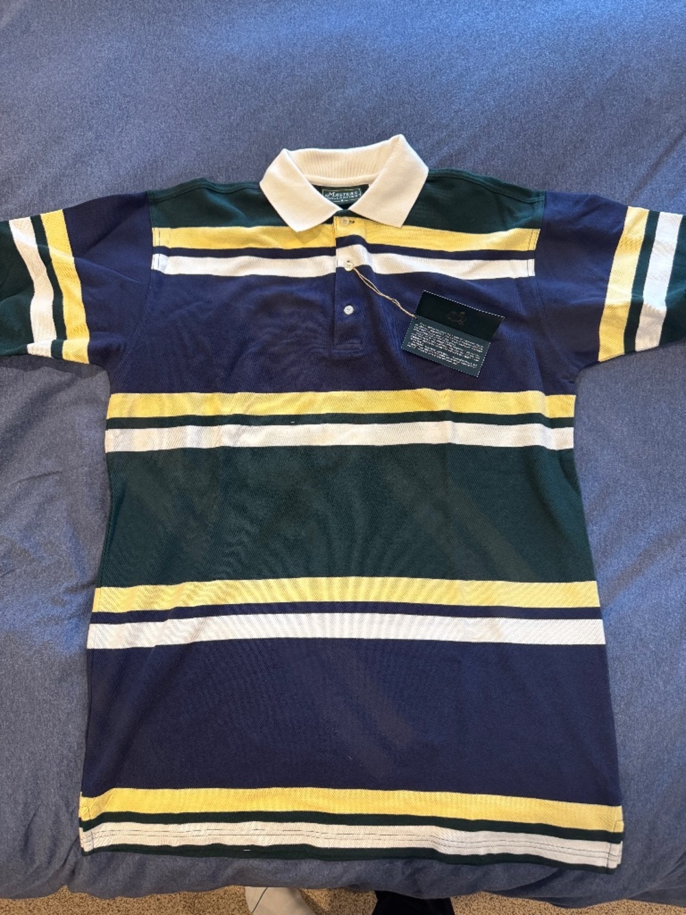 The Masters Golf Collection Retro Vintage Polo 100% Cotton - Men's Size Medium